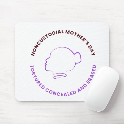 Mouse Pad Noncustodial Mother's Day Logal  Mousepad (Mit Mouse)