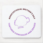 Mouse Pad Noncustodial Mother's Day Logal  Mousepad (Vorne)