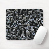 Mouse Pad - Nuts and Bolts Mousepad (Mit Mouse)