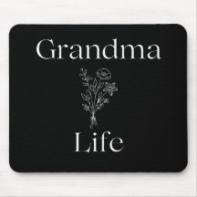 Mouse Pad Oma Life Wildblume