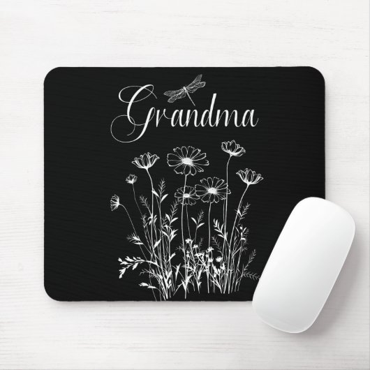 Mouse Pad - Oma Wildblume Dragonfly Mousepad (Mit Mouse)