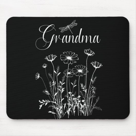 Mouse Pad - Oma Wildblume Dragonfly Mousepad (Vorne)