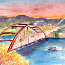 Mouse Pad - Pennybacker Bridge