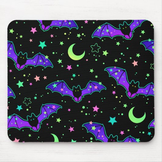 Mouse pad - "Purple bats" Mousepad (Vorne)