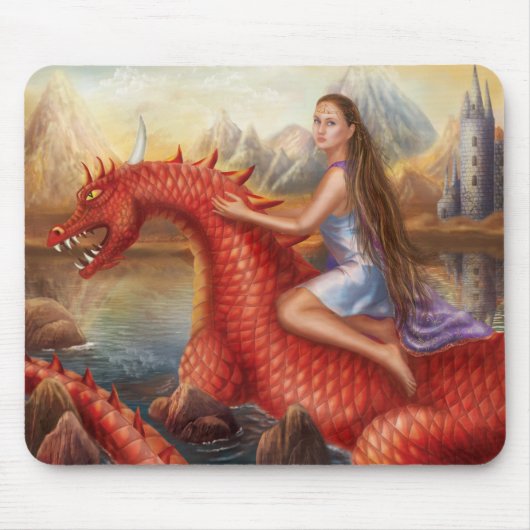 Mouse Pad Red Dragon Mousepad (Vorne)