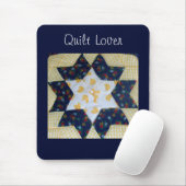 Mouse Pad - Star Quilt Pattern Mousepad (Mit Mouse)