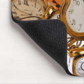 Mouse Pad Textur Anstrich Zeit Retro-Board Watch Mousepad (Ecke)