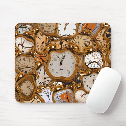 Mouse Pad Textur Anstrich Zeit Retro-Board Watch Mousepad (Mit Mouse)