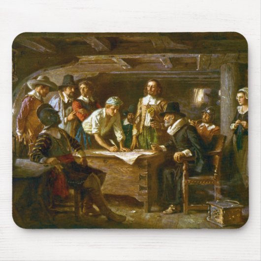 Mouse Pad The Mayflower Compact 1620 Jean Ferris Mousepad (Vorne)