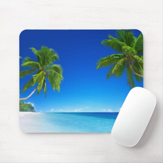 Mouse Pad Tropical Beach Mousepad (Mit Mouse)