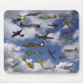 Mouse Pad über Flugzeuge Mousepad (Vorne)