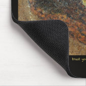 Mouse Pad W. Inspirational Text and Foto Mousepad (Ecke)