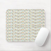 Mouse pad with a pattern of diverse smiley faces mousepad (Mit Mouse)