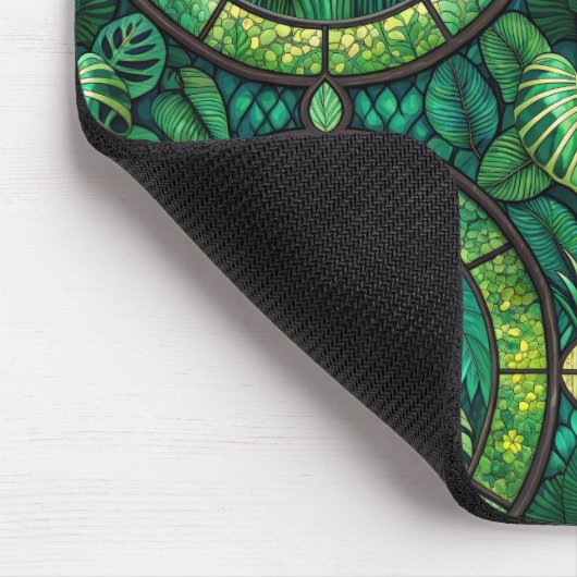 Mouse pad with a tropical leaf motif mousepad (Ecke)