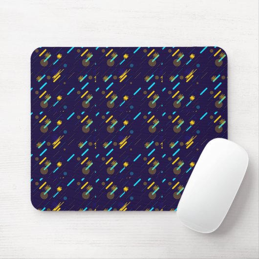 Mouse pad with a vibrant space-themed design mousepad (Mit Mouse)
