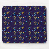 Mouse pad with a vibrant space-themed design mousepad (Vorne)