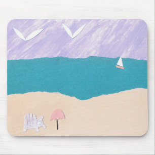 Mouse Pad with Beach Scene Mousepad