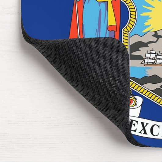 Mouse pad with Flag New York Staat - USA Mousepad (Ecke)