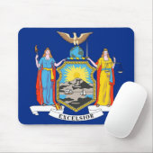 Mouse pad with Flag New York Staat - USA Mousepad (Mit Mouse)