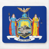Mouse pad with Flag New York Staat - USA Mousepad (Vorne)