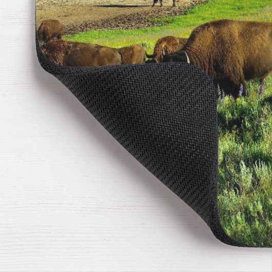 Mouse Pad-Yellowstone Buffalo Mousepad (Ecke)
