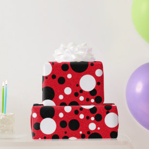 Mouse Party Celebration Polka-Dot Wrapping Paper Geschenkpapier