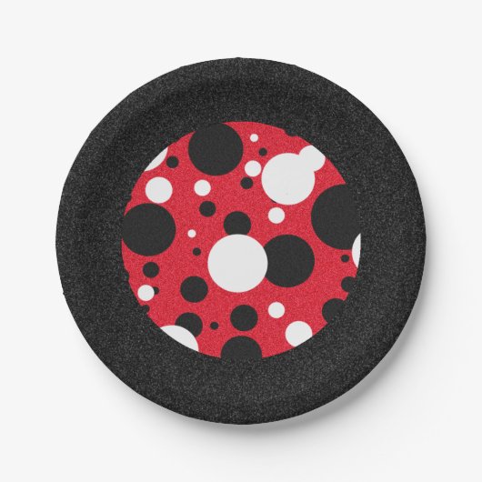 Mouse Party Mr & Mrs Celebration Shower Party Pappteller (Vorderseite)