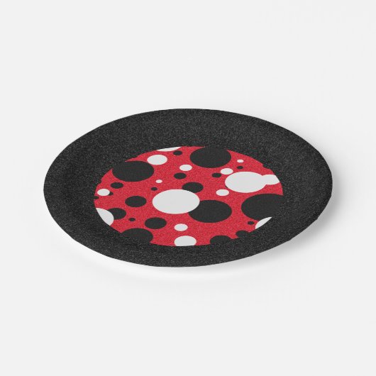 Mouse Party Mr & Mrs Celebration Shower Party Pappteller (Schrägansicht)