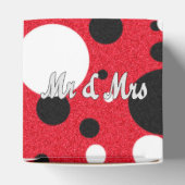 Mouse Party Wedding Mr & Mrs Heart Gefallen Box Geschenkschachtel (Oben)