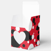 Mouse Party Wedding Mr & Mrs Heart Gefallen Box Geschenkschachtel (Geöffnet)