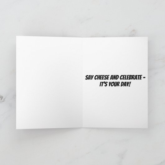 Mouse Personalisiert Fun Grußkarte Geburtstag Karte (Innenseite)