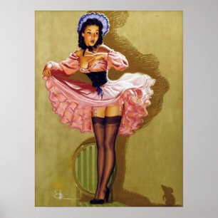 Mouse Pin Up Poster