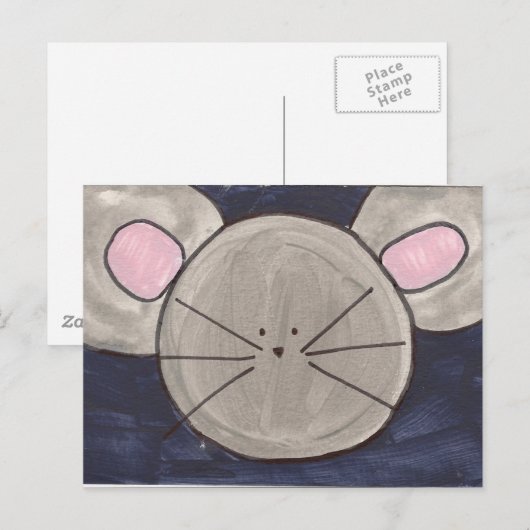 Mouse-Postkarte Postkarte (Vorne/Hinten)