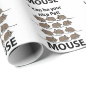 Mouse Rat Animal I kann Ihre nette Haustier-Maus Geschenkpapier (Rolleneckpunkt)