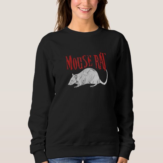Mouse Rat Rats Eigentümer Vintag Sweatshirt (Vorderseite)