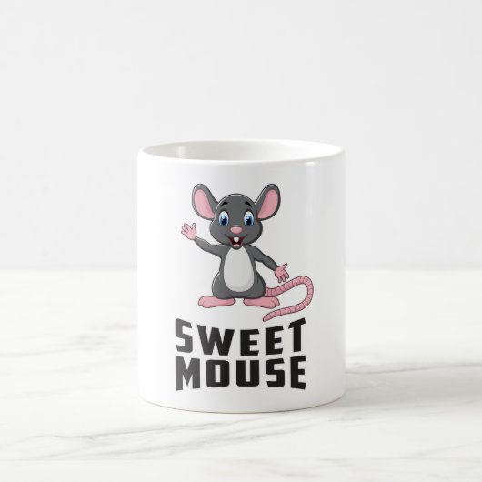 Mouse Rat Tierkäse Liebe Haustier Niedliches Funny Kaffeetasse (Mittel)