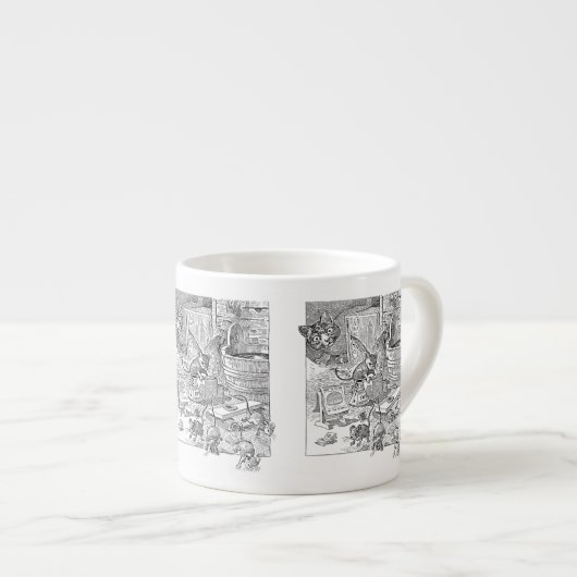 Mouse School Espressotasse (Vorderseite Rechts)