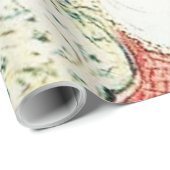 "Mouse Seamstress and Teacup" von Beatrix Potter Geschenkpapier (Rolleneckpunkt)