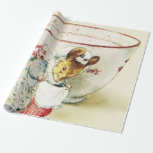 "Mouse Seamstress and Teacup" von Beatrix Potter Geschenkpapier (Ungerollt)
