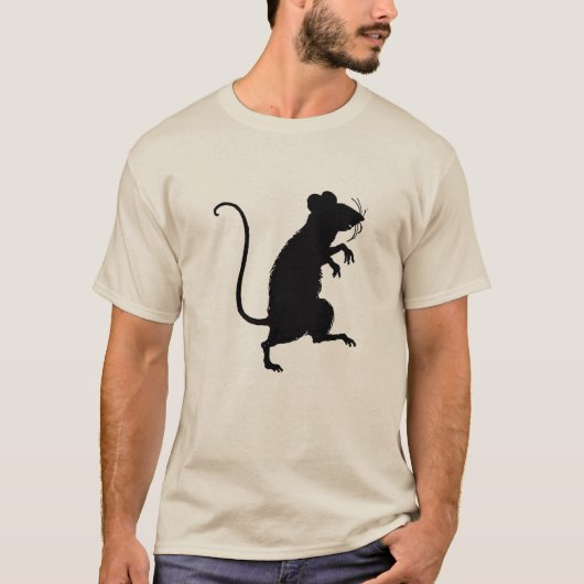 Mouse silhouette T-Shirt (Vorderseite)