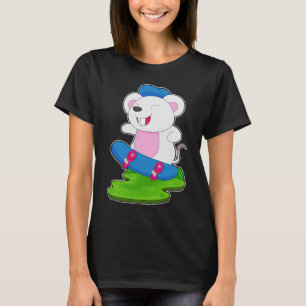 Mouse Skater Skateboard T-Shirt