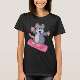 Mouse Snowboard Wintersport T-Shirt