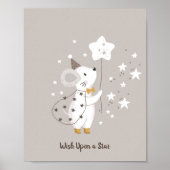 Mouse Star Baby Magic Name Poster | Wall Print (Vorne)