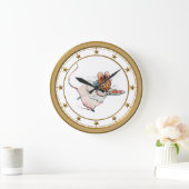 Mouse Stealing Cookies Wall Clock Große Wanduhr (Zuhause)