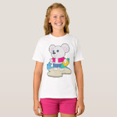 Mouse Summer Surfer T-Shirt (Vorne ganz)