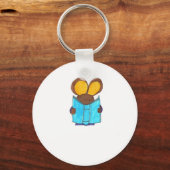 Mouse the Book Worm Schlüsselanhänger (Vorderseite)