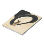 Mouse Top Hat Chinese Rat Year Zodiac Birthday NP Notizblock (Rotiert)