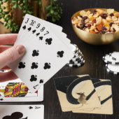 Mouse Top Hat Chinese Rat Year Zodiac Birthday PlC Spielkarten (In Situ)