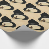 Mouse Top Hat Chinese Rat Year Zodiac Birthday WP Geschenkpapier (Ecke)