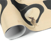 Mouse Top Hat Chinese Rat Year Zodiac Birthday WP Geschenkpapier (Rolleneckpunkt)